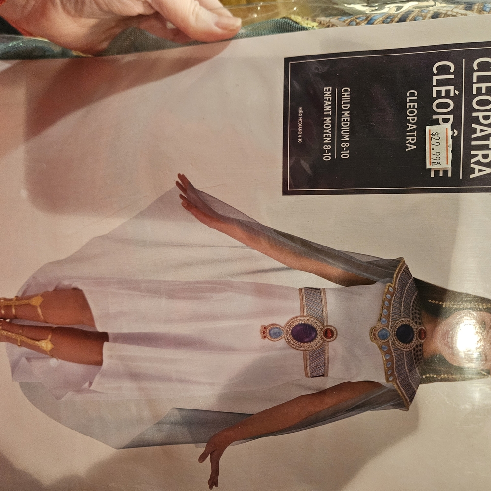 Girls Cleopatra Costume! SIZE 8-10 Halloween! NWT
